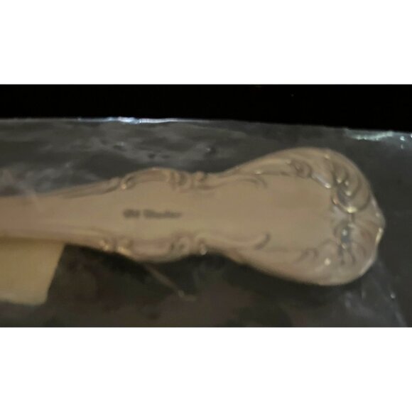 Towle Old Master Sterling Silver Serving Spoon Pierced 8 1/2 New in Package - Picture 4 of 4